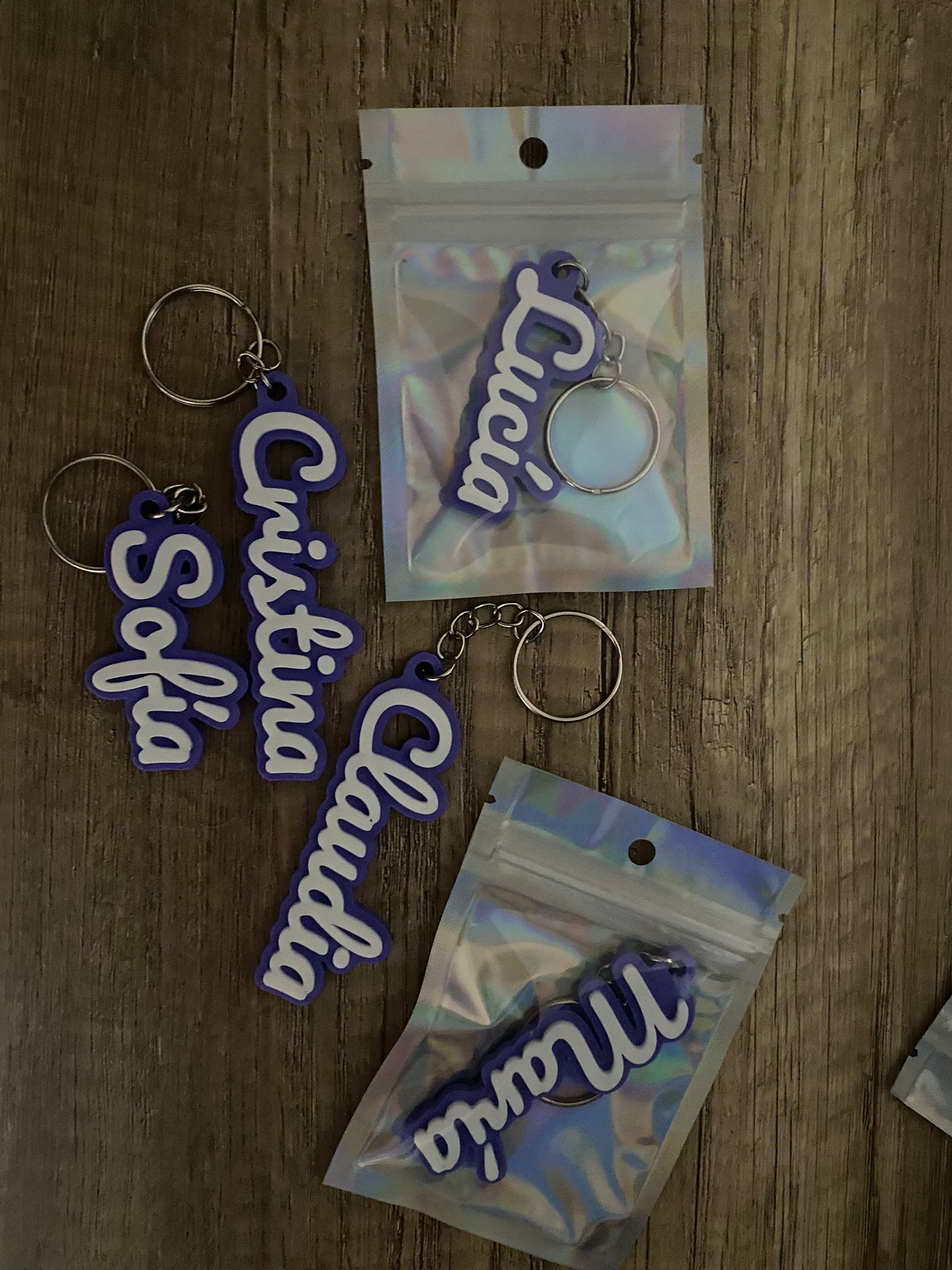 Llaveros con tu nombre